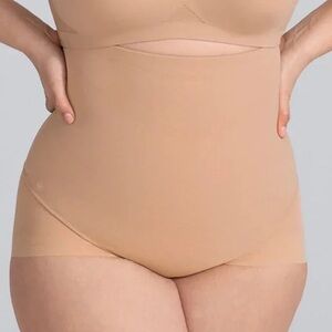 Honeylove Superpower Brief in color Sand Womens Plus Size 2X Shapewear